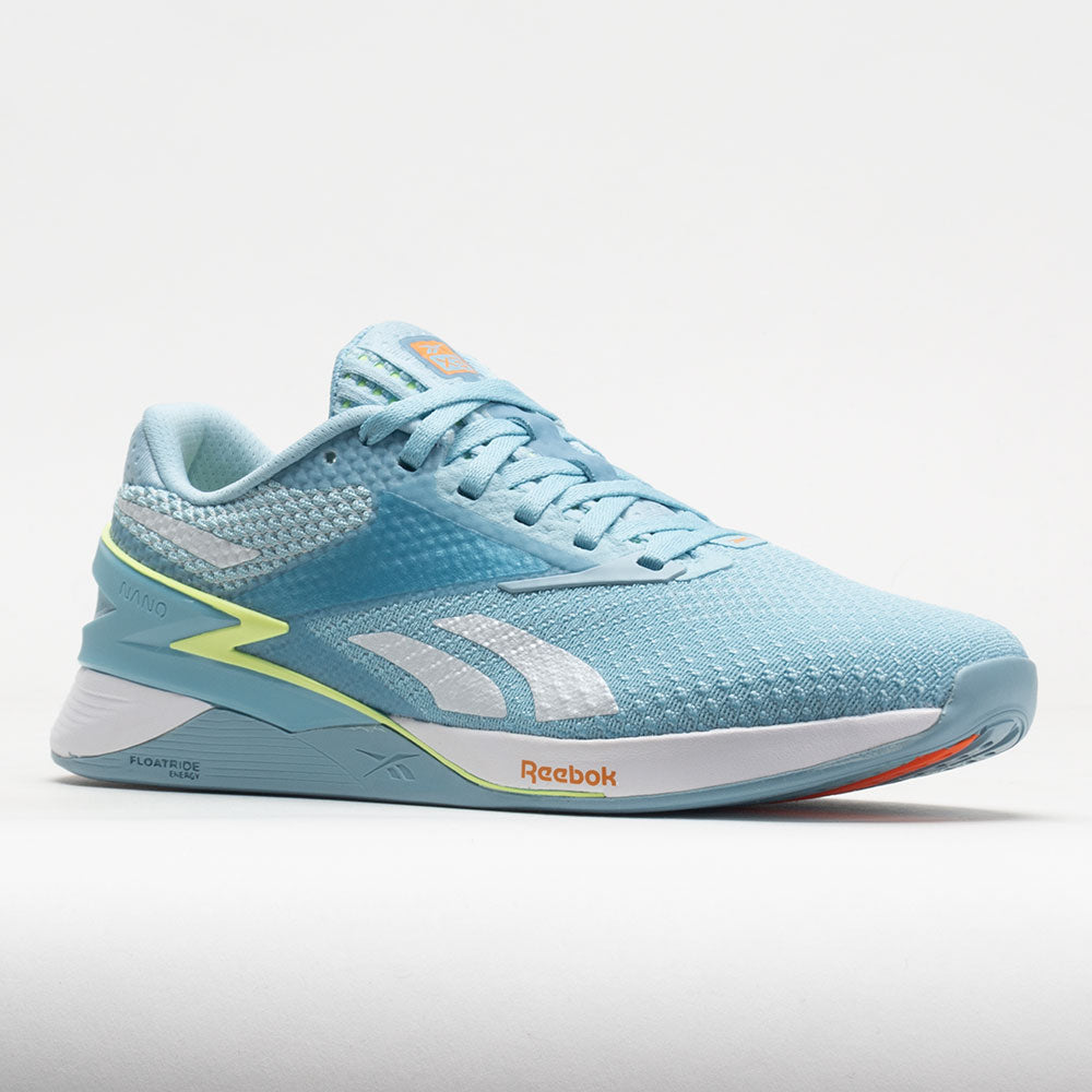 Reebok Nano X3 Women's Blue Pearl/Energy Glow/Peach Fuzz – Holabird Sports