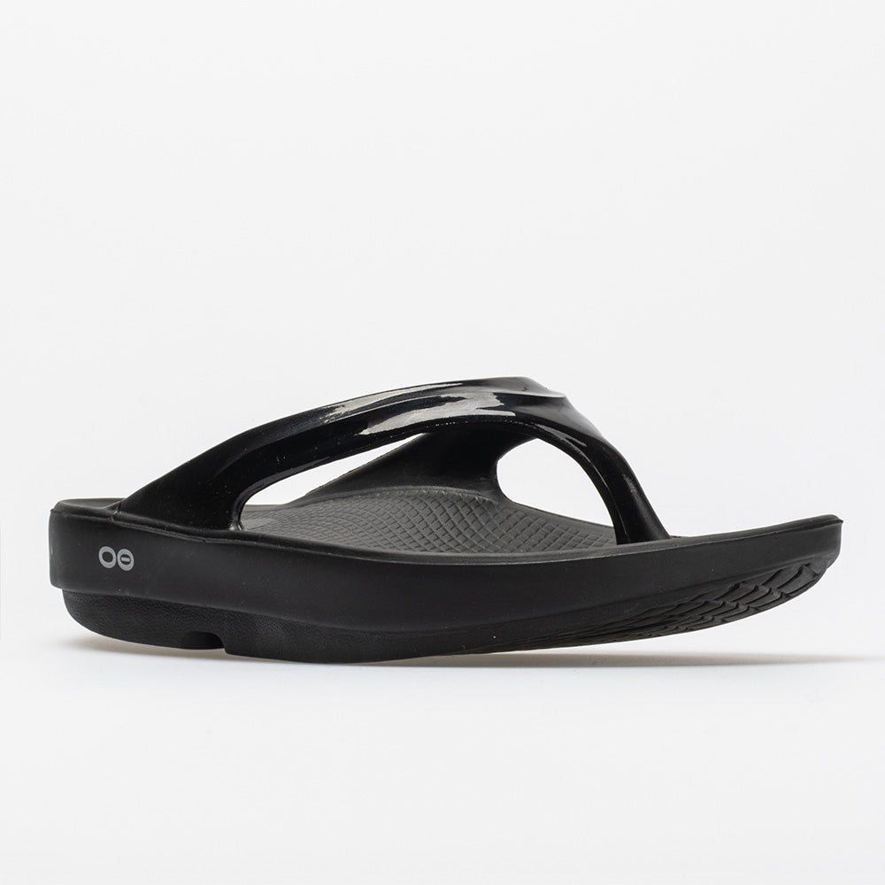Infradito Recupero OOFOS Oolala Donna - Nere, Taglia 7 US (38 EU), Suola In Gel, Nuove Con Etichette