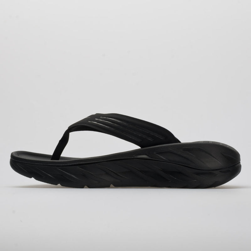 HOKA Ora Recovery Flip Men's Black/Dark Gull Gray