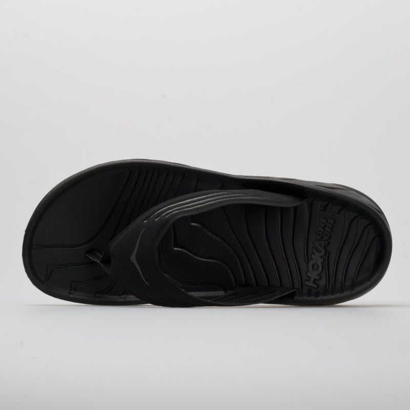 HOKA Ora Recovery Flip Men's Black/Dark Gull Gray