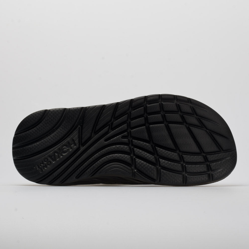 HOKA Ora Recovery Flip Men's Black/Dark Gull Gray