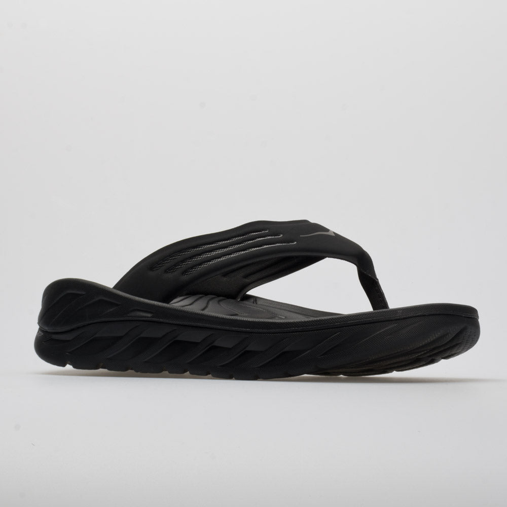 HOKA Ora Recovery Flip Men's Black/Dark Gull Gray