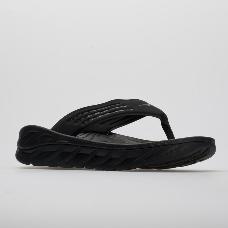 HOKA Ora Recovery Flip Men's Black/Dark Gull Gray