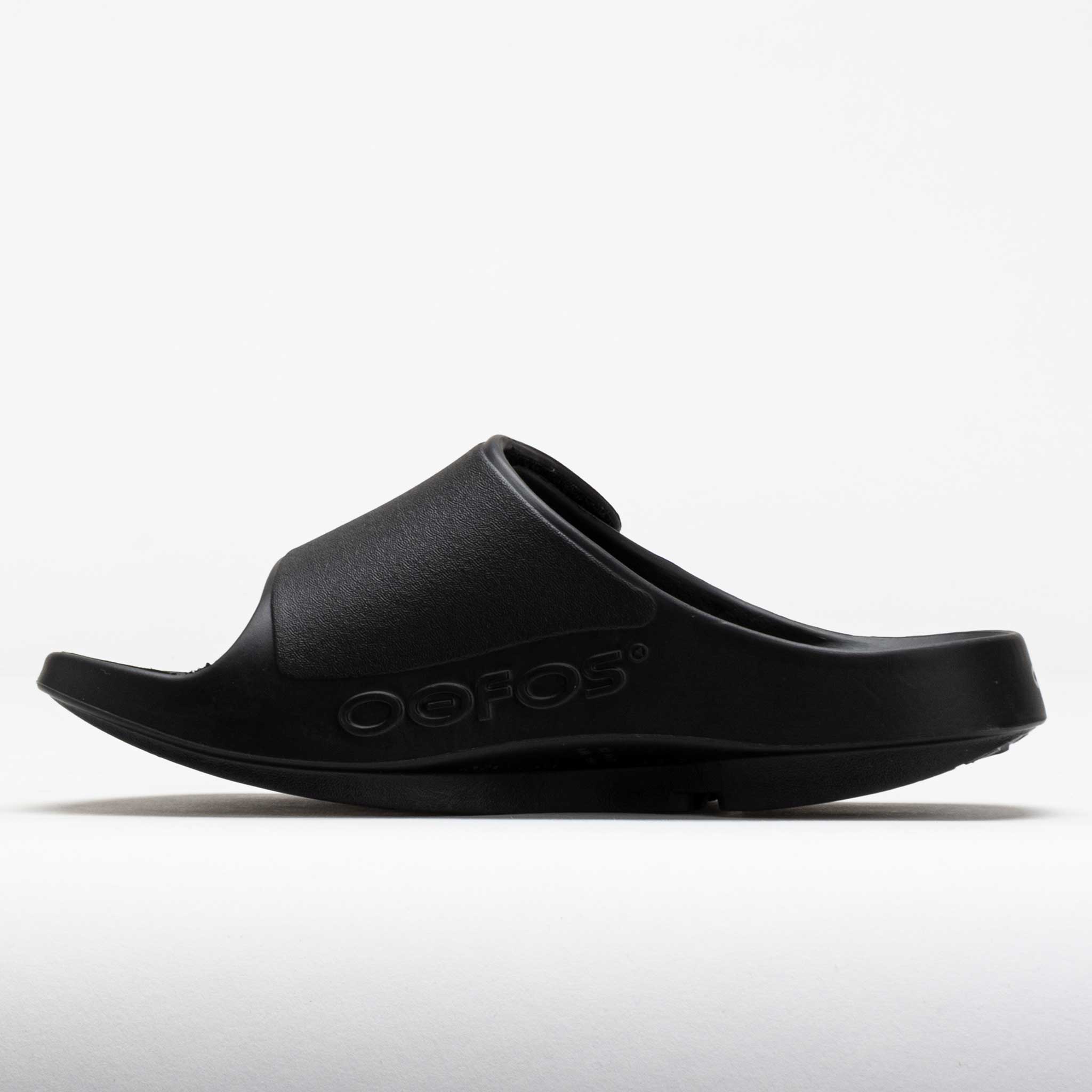 OOFOS OOAHH Sport Sandal – Lightweight Recovery Slide, Matrix Black (Unisex)