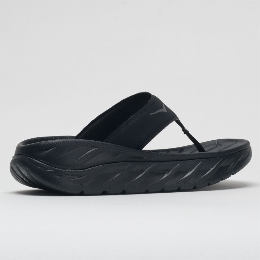 HOKA ORA Recovery Flip Women's Black/Dark Gull Gray – Holabird Sports