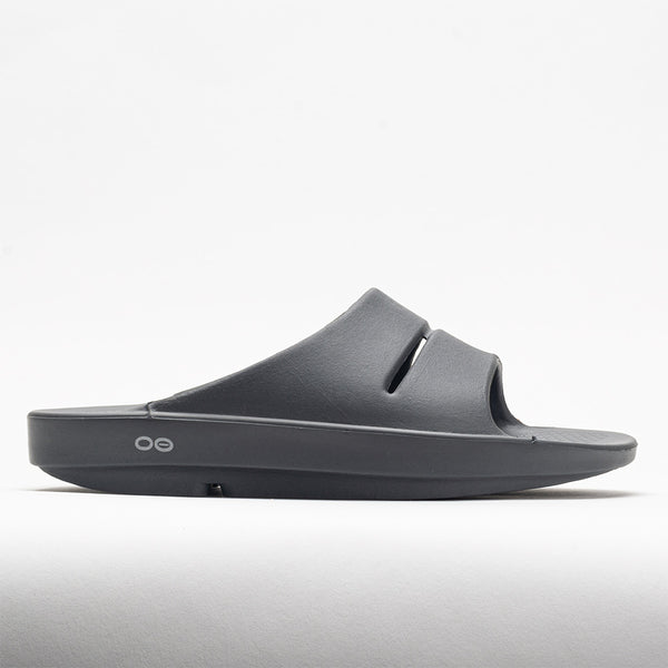 靴 OOFOS OOahh - Slate BAUER/OOFOS Men's OOahh Sport Slide Sandal – Slate