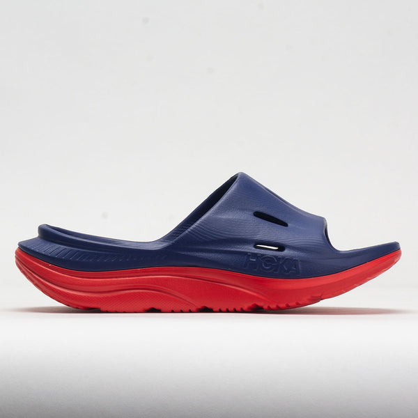 HOKA Ora Slide 3 Unisex Bellwether Blue/Red Alert