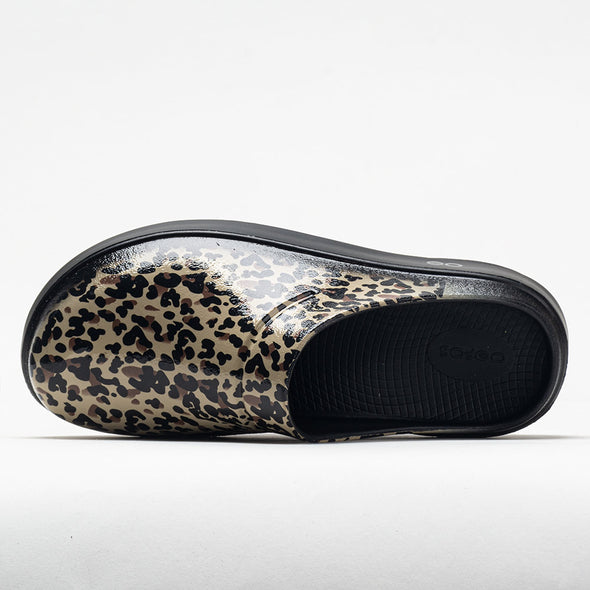 OOFOS OOcloog Limited Women's Black Leopard