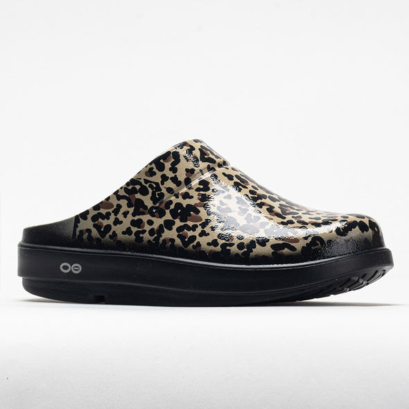 OOFOS OOcloog Limited Women's Black Leopard