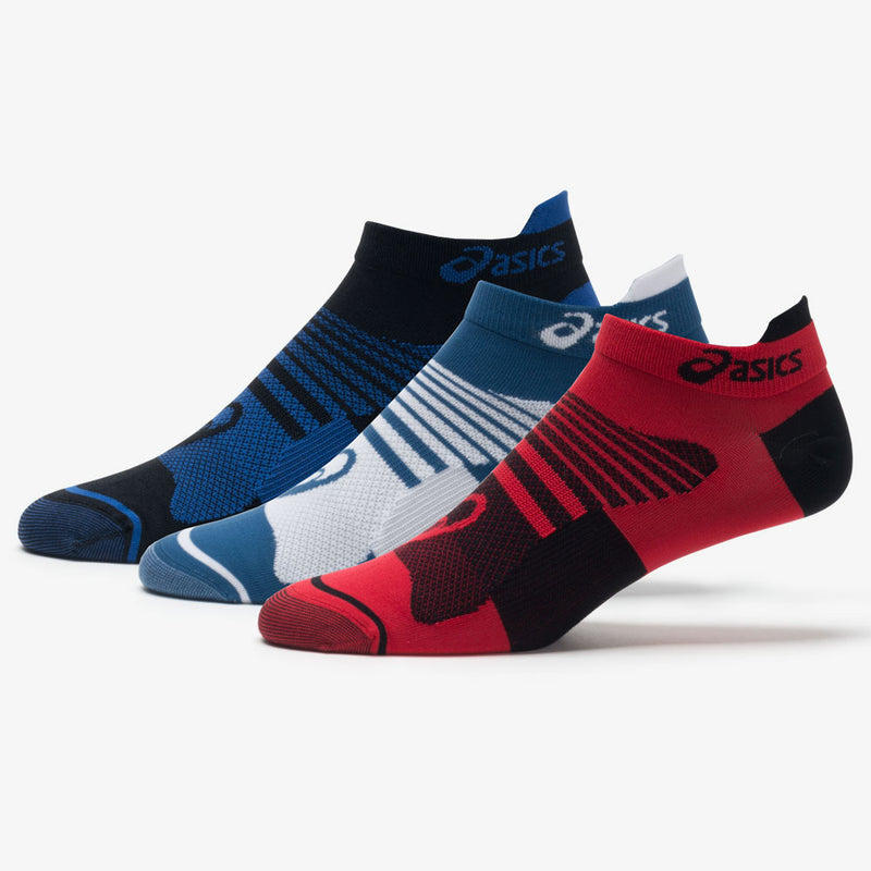 ASICS Quick Lyte Plus No Show Tab Socks 3 Pack Men's