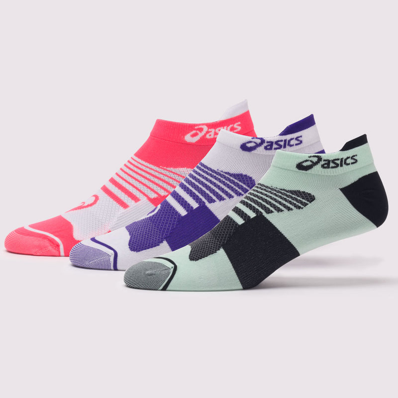 ASICS Quick Lyte Plus No Show Tab Socks 3 Pack Women's