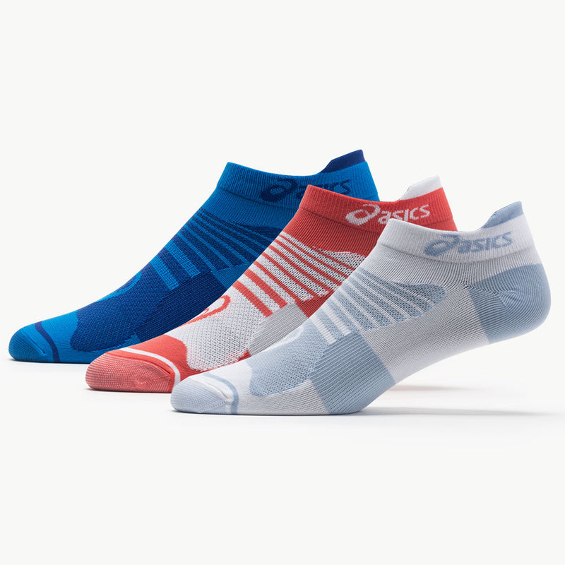 ASICS Quick Lyte Plus No Show Tab Socks 3 Pack Women's