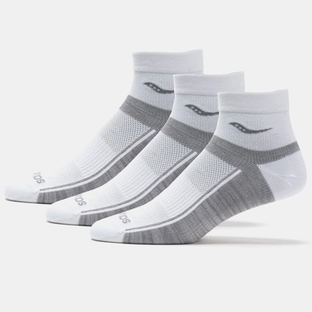 Saucony Inferno Ultralight Quarter Socks 3 Pack