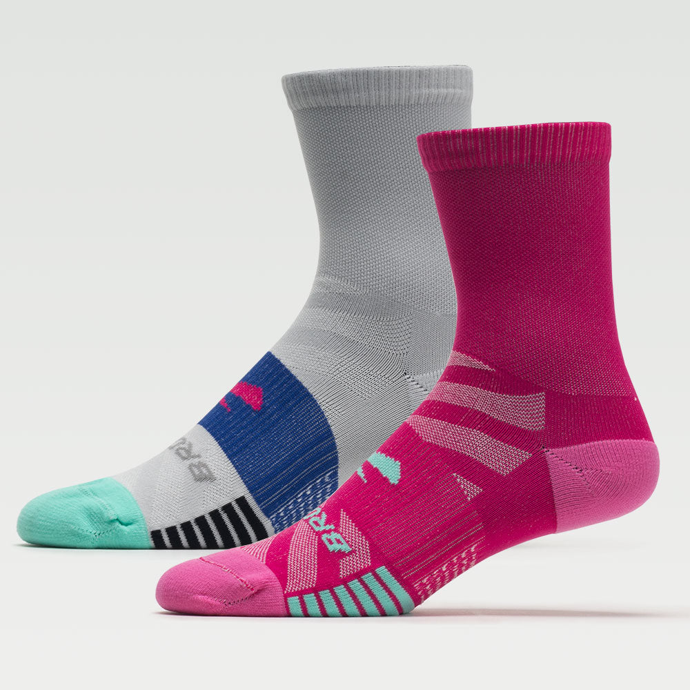 Brooks Ghost Lite Crew Sock 2-Pack