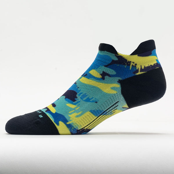 Feetures Elite Light Cushion No Show Tab Camo Splash Socks