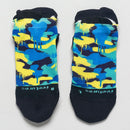 Feetures Elite Light Cushion No Show Tab Camo Splash Socks