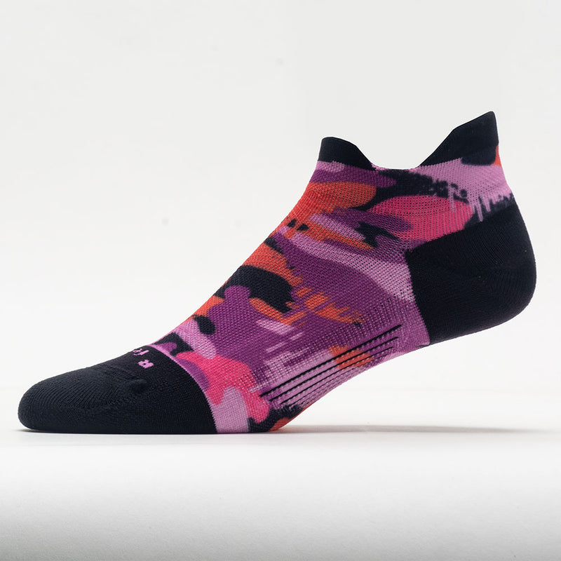 Feetures Elite Light Cushion No Show Tab Camo Splash Socks