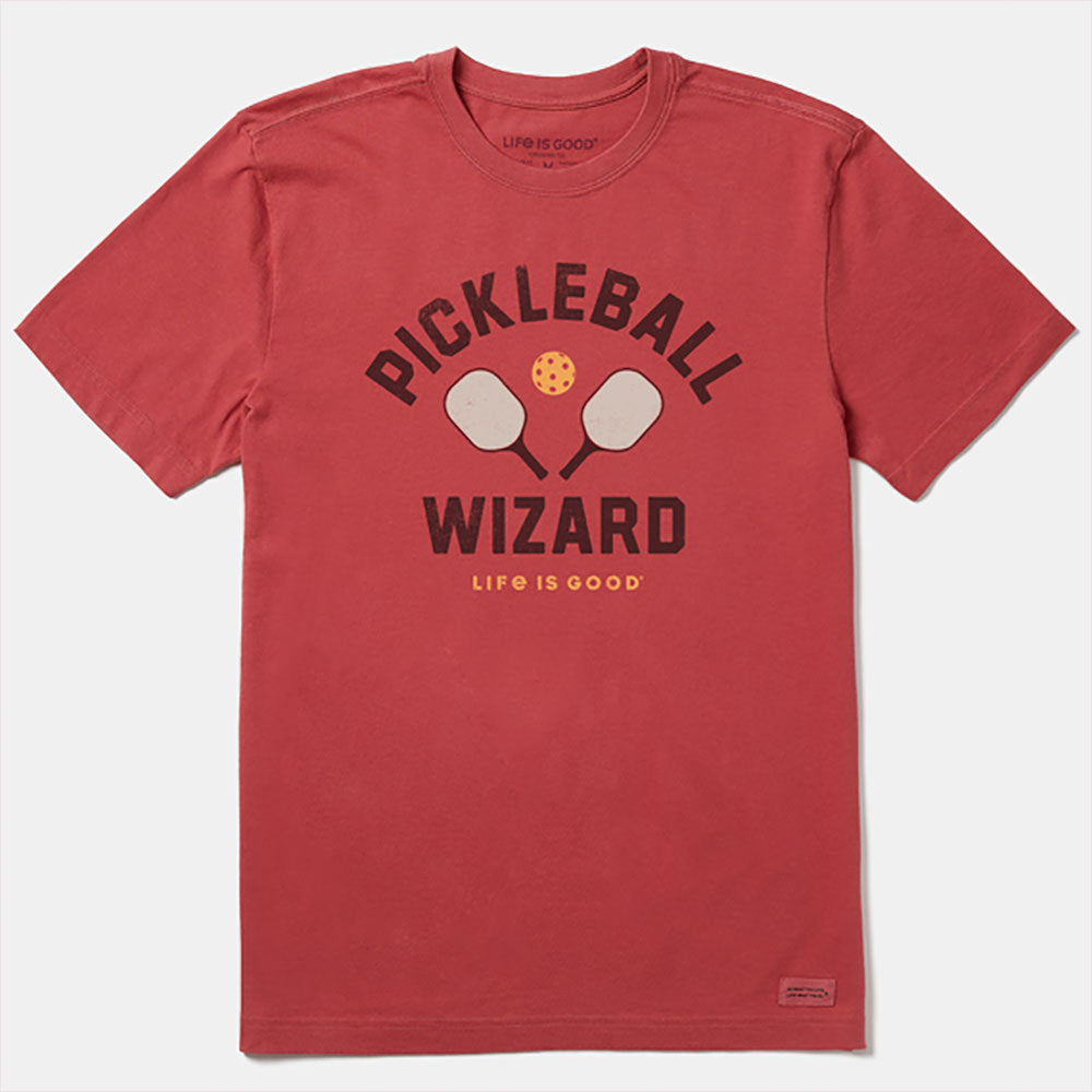 Life is Good Pickleball Wizard Tee Men's