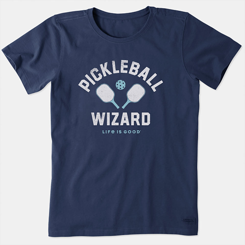 Life is Good Pickleball Wizard Tee Women's