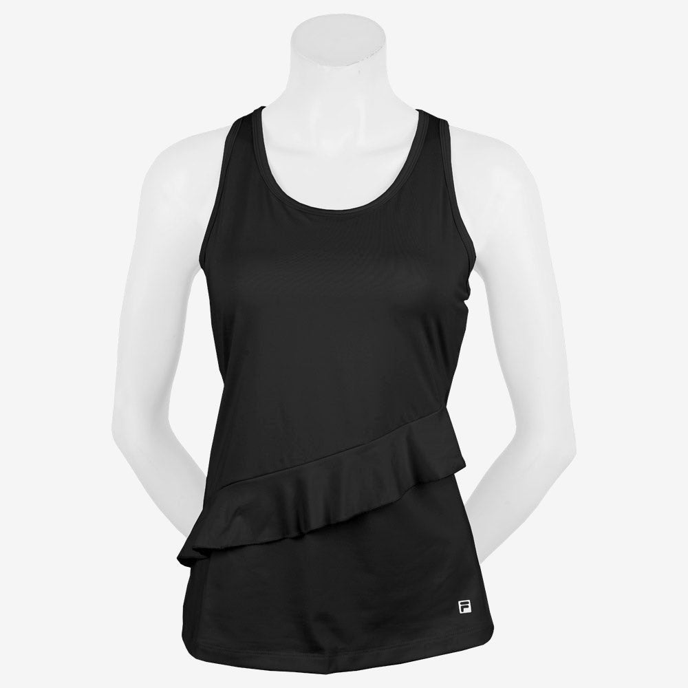 Fila Ruffles & Stripes Ruffle Racerback Tank Women's