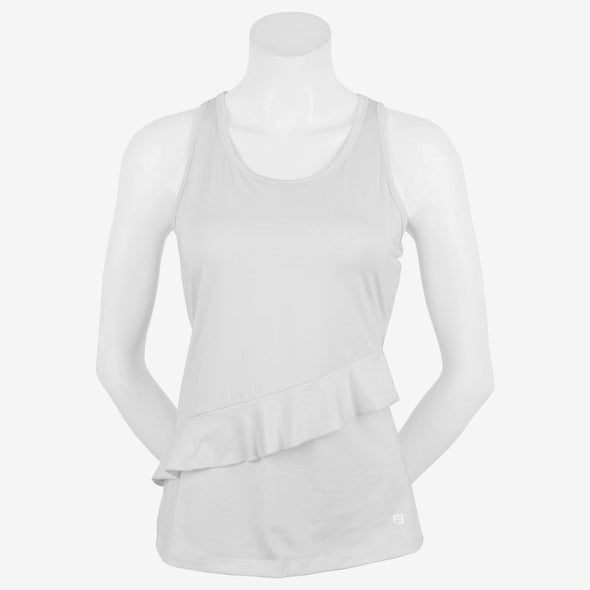 Fila Ruffles & Stripes Ruffle Racerback Tank Women's