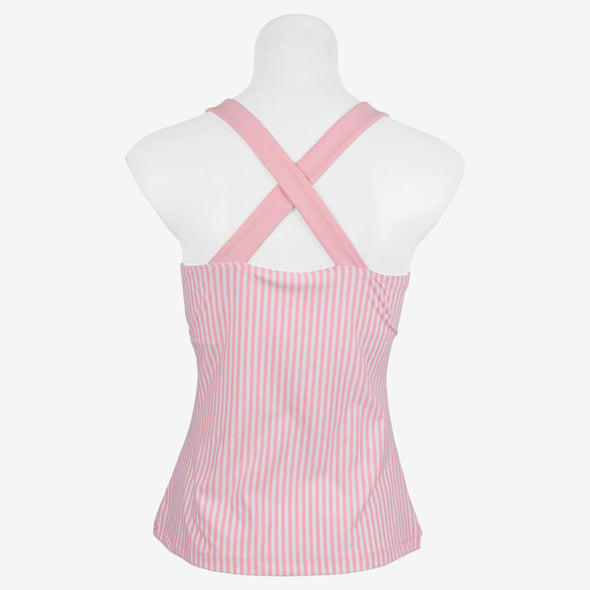 Fila Ruffles & Stripes Stripe Halter Tank Women's
