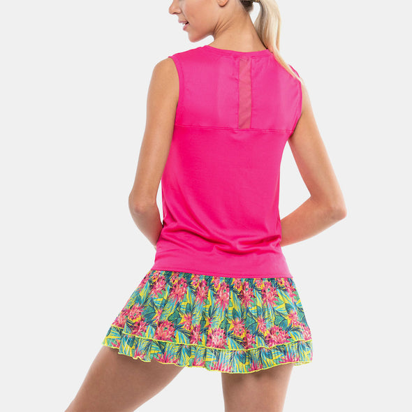 Lucky in Love Twist Front Tank Women's