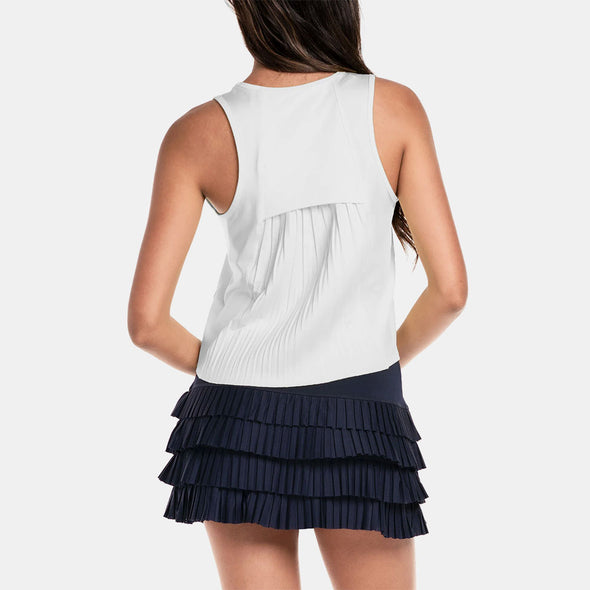 Lucky in Love Pleats Please Tank Women's
